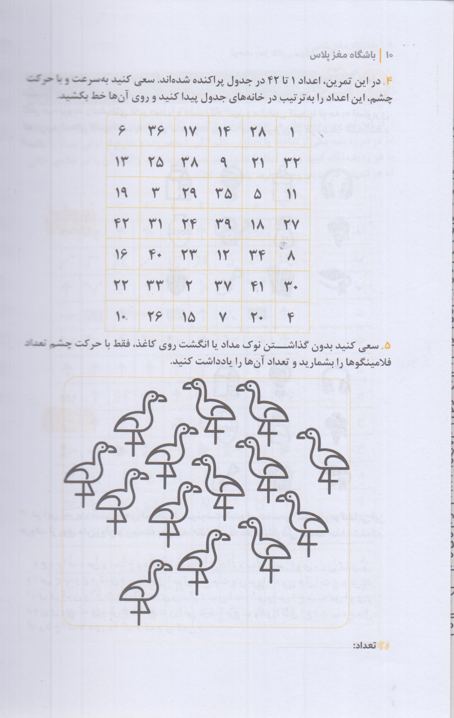باشگاه مغز پلاس - توجه و تمرکز